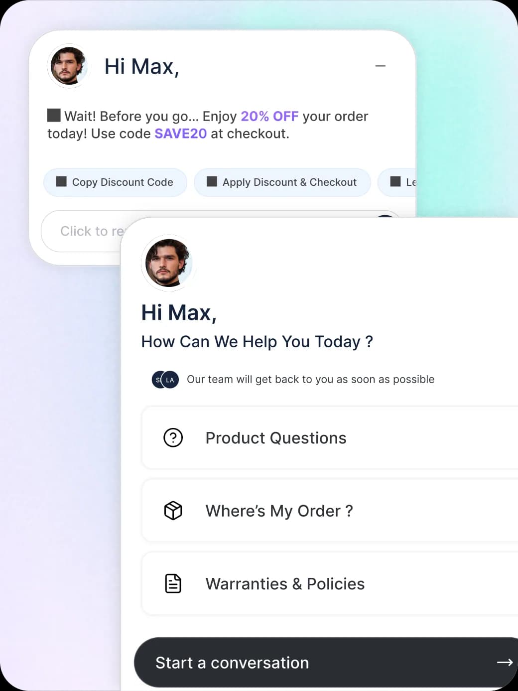 Campaign Cards Mobile
